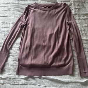 Lululemon open back long sleeve shirt